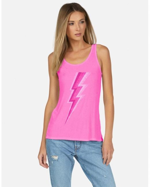 Lauren Moshi Synthetic Cheryl X Pink Lightning Bolt in Neon Pink (Red ...