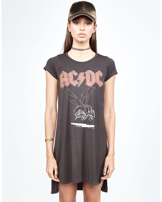 acdc t shirt dress