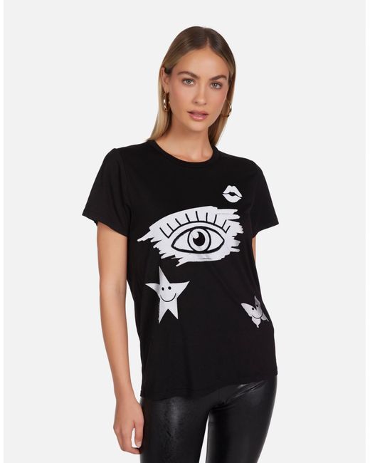 Lauren Moshi Black Wolf X Scribble Eye Elements