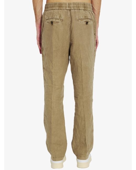 James Perse Natural Linen Pants for men