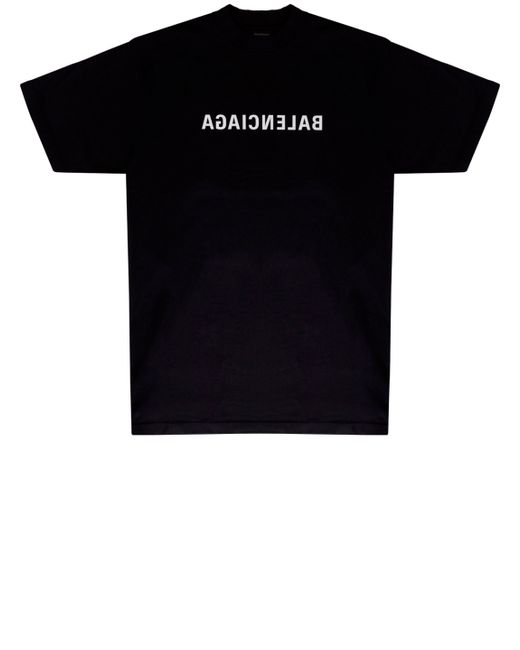 T-shirt mirror di Balenciaga in Black da Uomo