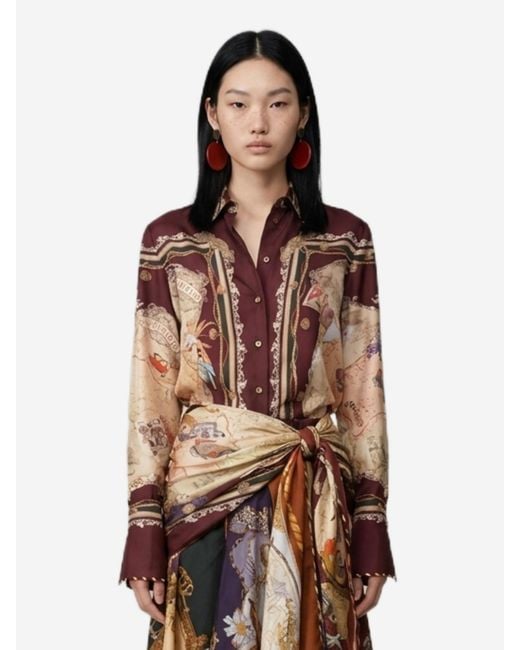 Zimmermann Brown Valiant Twill Shirt
