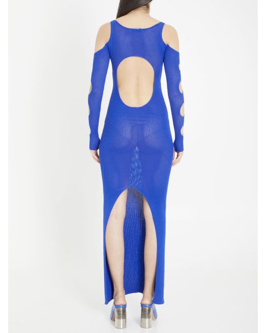 Long top cut dress