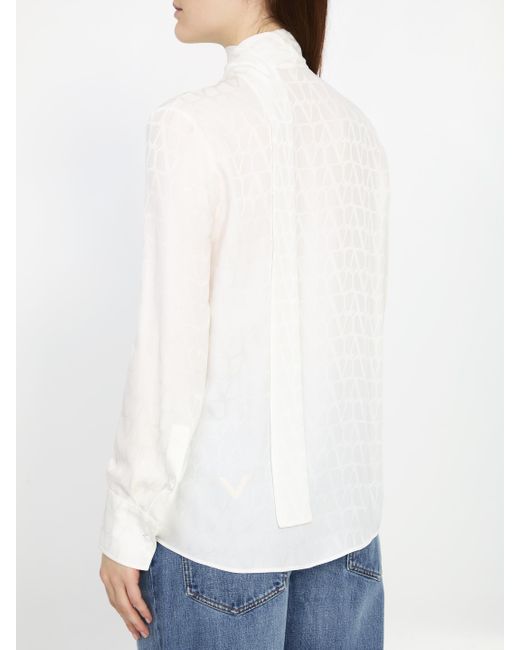 Valentino white discount blouse