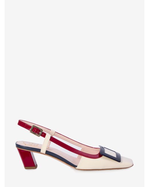 Dcollet Slingback Belle Vivier di Roger Vivier in Pink