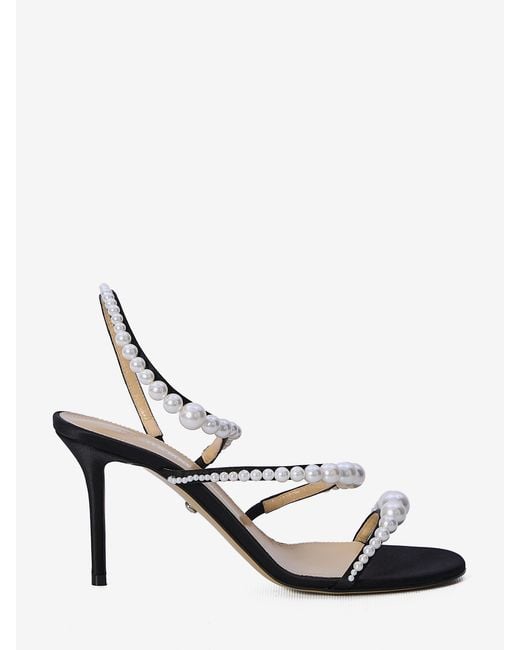 Mach & Mach White Mach & Sirene Sandals