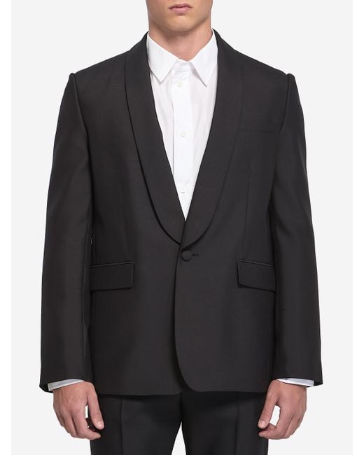 Loewe Black Wool And Silk Jacket for men