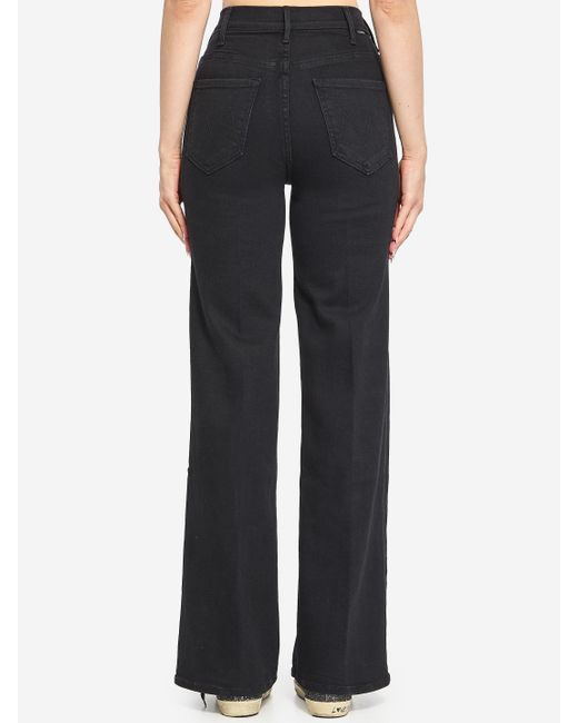 Mother Blue The Hustler Roller Sneak Denim Jeans
