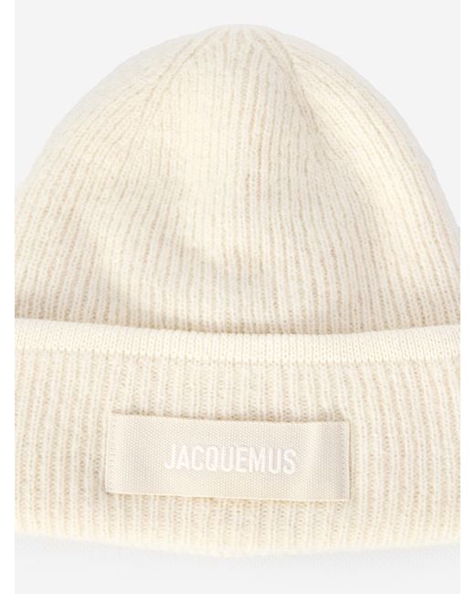Berretto Gros Grain di Jacquemus in Natural