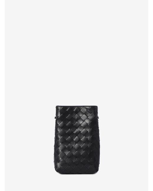 Pochette Intrecciato Nera di Bottega Veneta in Black