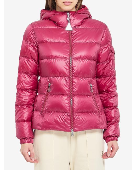 Moncler Pink Glesse Down Jacket