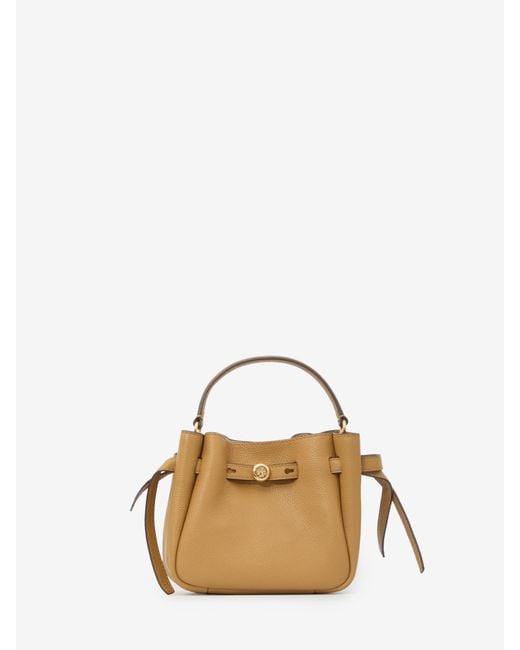 Tory Burch Natural Romy Bucket Bag Mini
