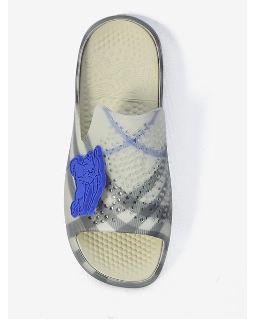 Burberry Blue Stingray Slippers for men