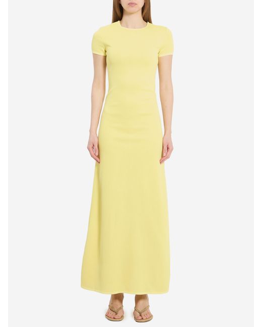 Jacquemus Yellow La Robe Maille Maxi Dress