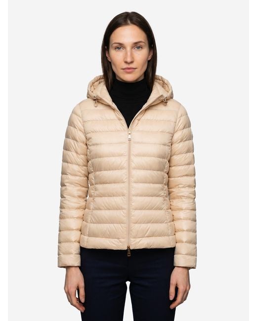 Moncler Natural Igelhood Short Down Jacket
