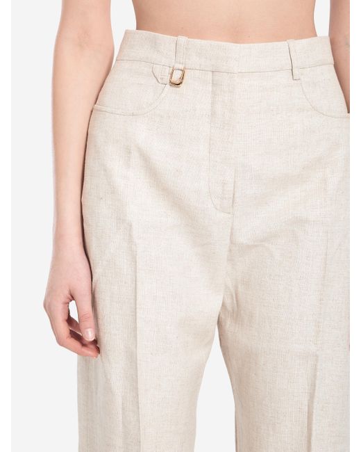 Pantaloni Sauge di Jacquemus in Natural