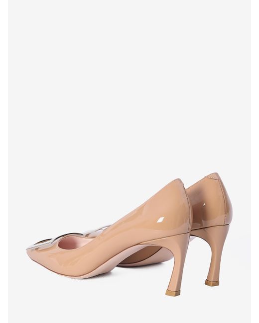 Dcollet Belle Vivier Trompette di Roger Vivier in Pink