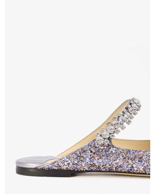 Jimmy Choo Multicolor Bing Embellished Leather-trimmed Mules
