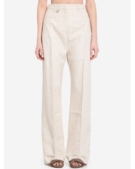 Pantaloni Sauge di Jacquemus in Natural