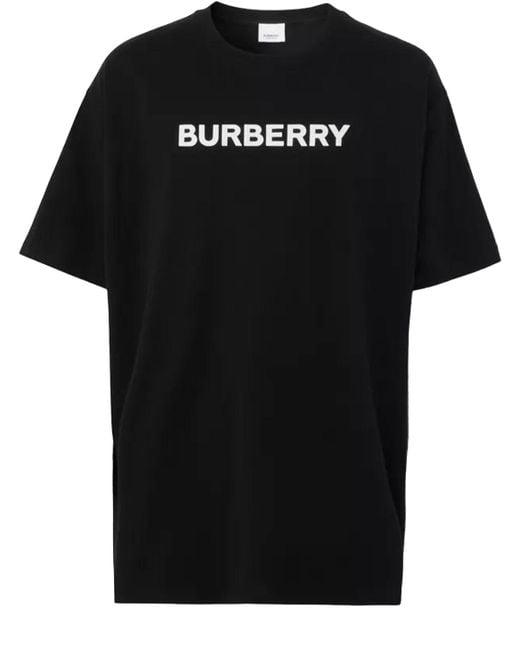 Tshirt Oversize di Burberry in Black da Uomo