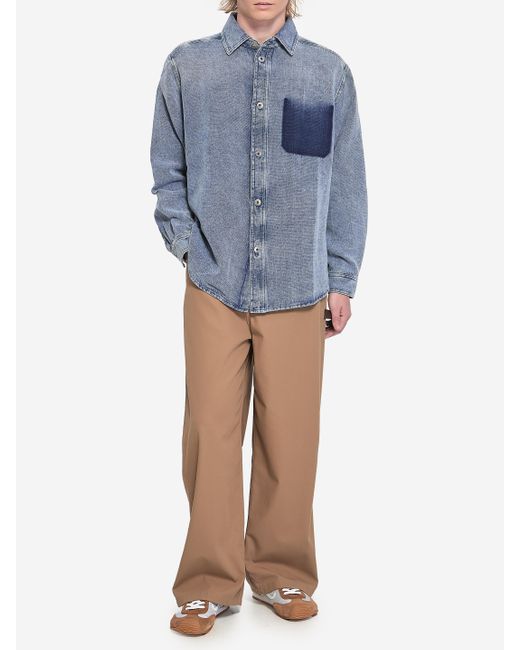 Camicia Denim di Loewe in Blue da Uomo