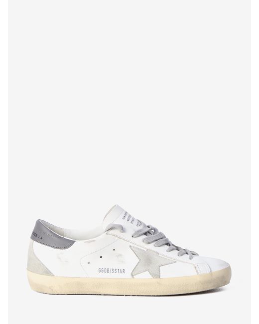 Golden Goose Deluxe Brand White Super-Star Sneakers for men
