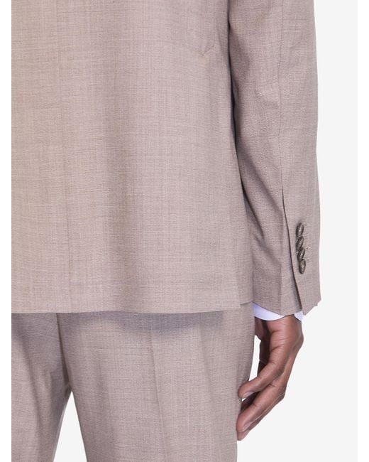 Tagliatore Brown Twopiece Suit for men