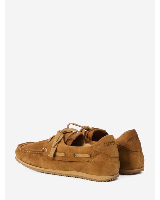 Jacquemus Brown Le Batto Boat Shoes for men