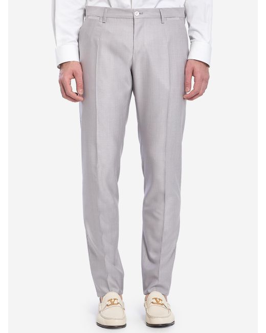 Dolce & Gabbana Gray Deconstructed Twopiece Suit for men