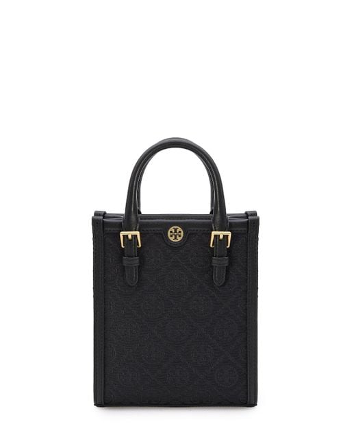 TORY BURCH Tモノグラム Leather Mini N/S Tote 158515 バッグ TORY BURCH トリーバーチ T Monogram Tモノグラム Leather Mini