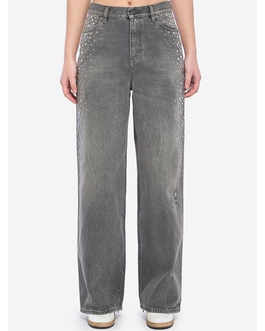 Golden Goose Deluxe Brand Gray Vintage Melody Boyfriend Jeans