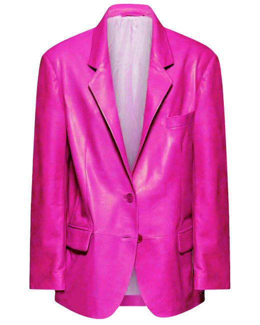 Salvatore Santoro Pink Leather Jacket