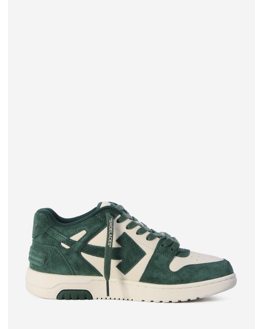 Off-White c/o Virgil Abloh Green Off Out Of Office Sneakers for men