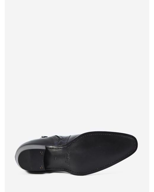 Saint Laurent Black Roman Boots for men