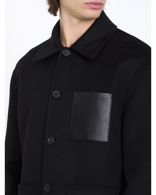 Loewe Black Workwear Jacket for men