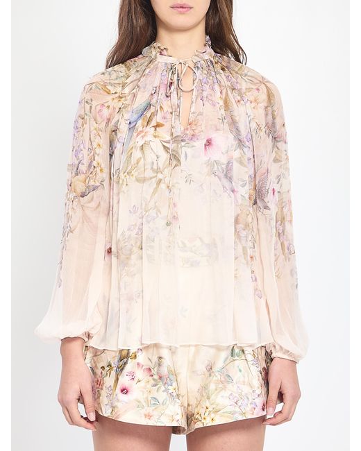 Zimmermann Natural Billow Rebellion Blouse