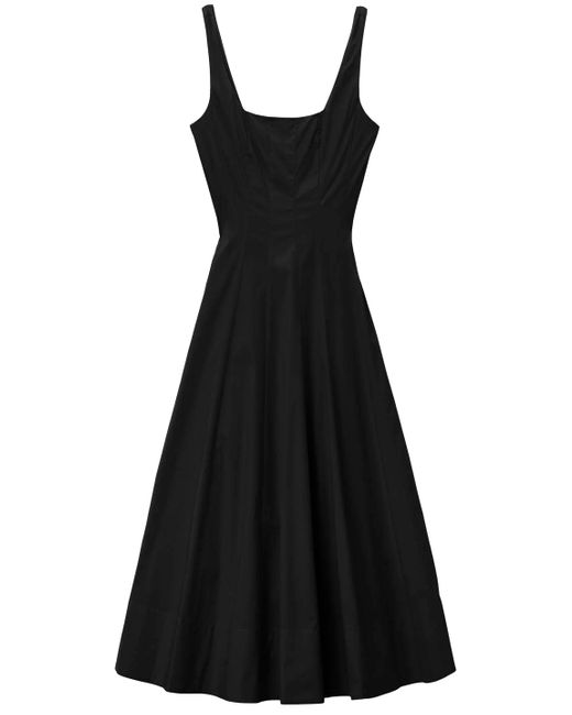 Staud Black Wells Dress