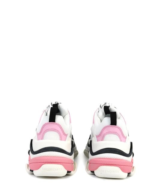 balenciaga triple s womens white