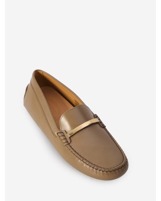 Tod's Natural Gommino Moccasins