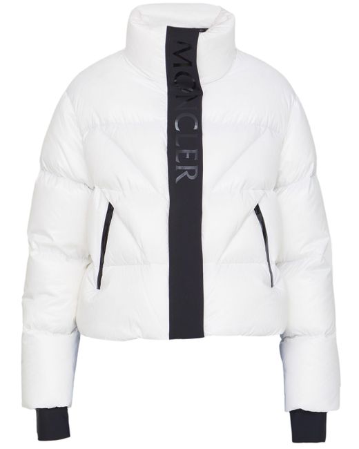 Moncler White Claret Short Down Jacket