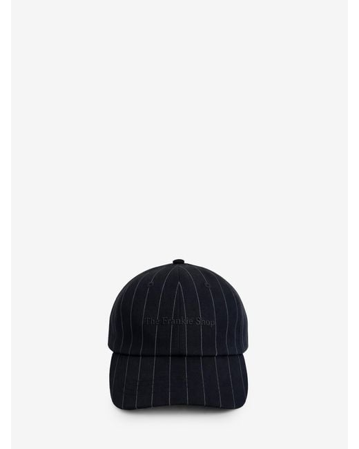Frankie Shop Blue Pinstripe Frankie Baseball Cap