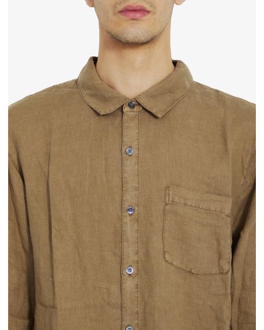 James Perse Natural Linen Shirt for men