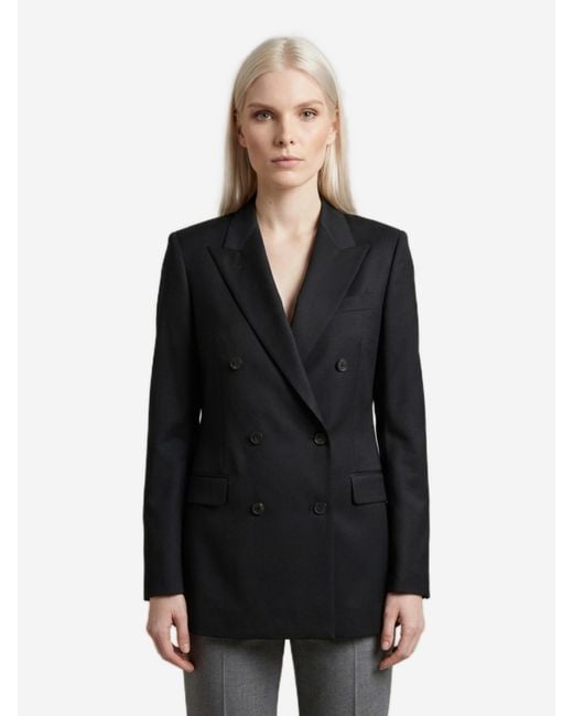 Tagliatore Black Doublebreasted Jasmine Jacket