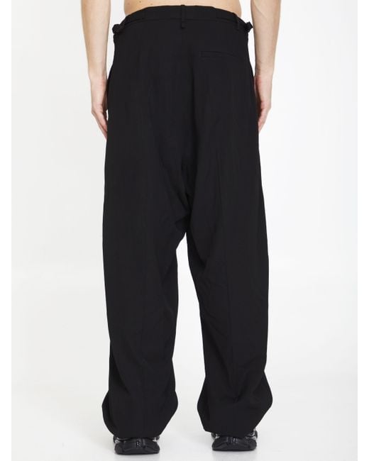 Balenciaga Skater Tailored Pants in Black for Men | Lyst