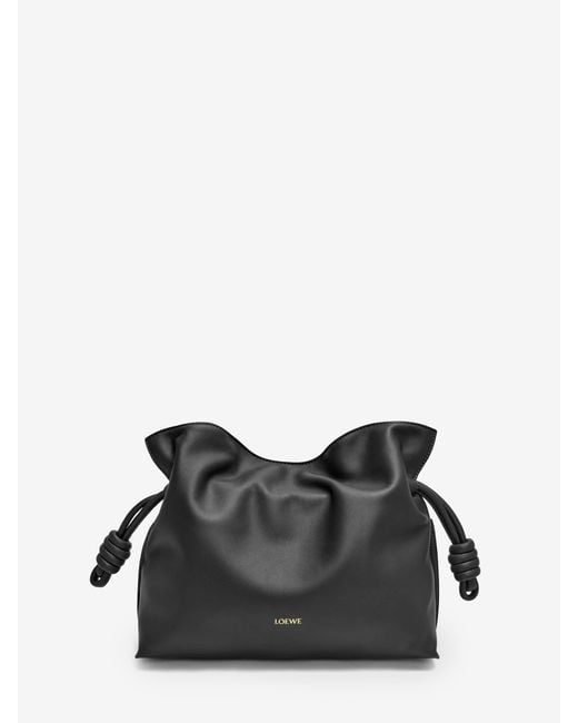 Loewe Black Medium Flamenco Clutch