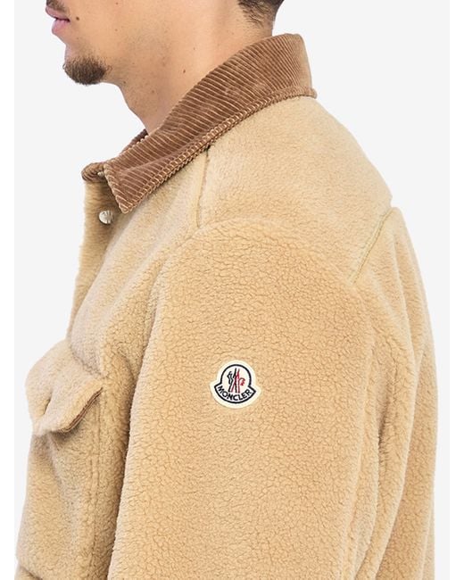 Moncler Natural Teddy Overshirt for men
