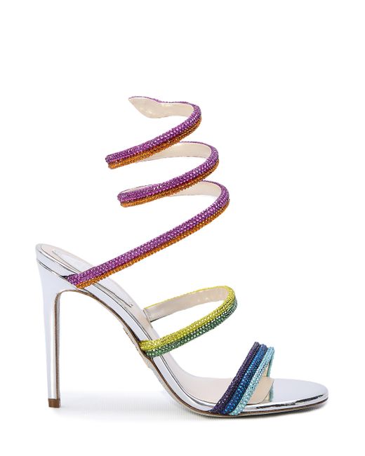 Rene Caovilla Multicolor Rainbow 105 Sandals
