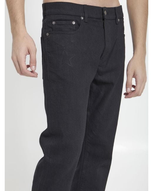 Jeans in denim di Golden Goose Deluxe Brand in Black da Uomo