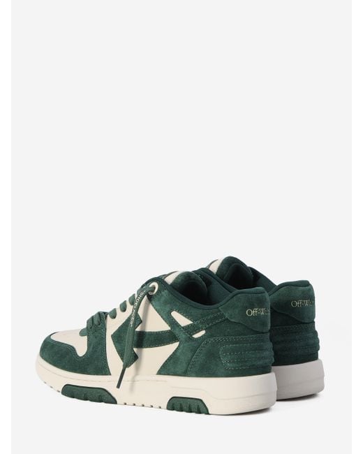 Off-White c/o Virgil Abloh Green Off Out Of Office Sneakers for men