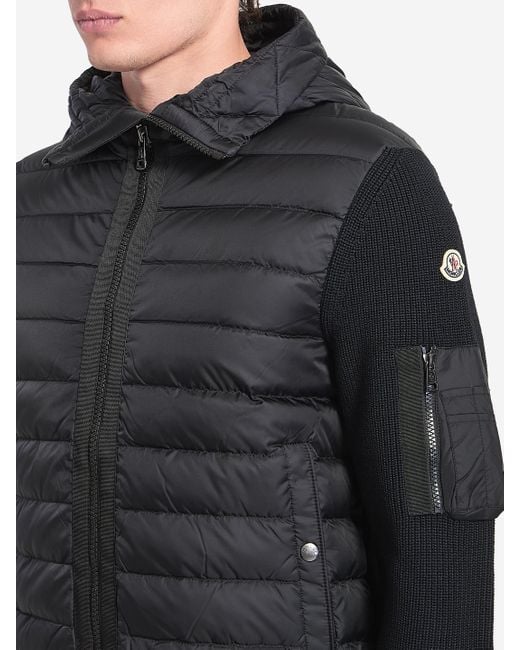 Moncler Black Tricot Jacket for men
